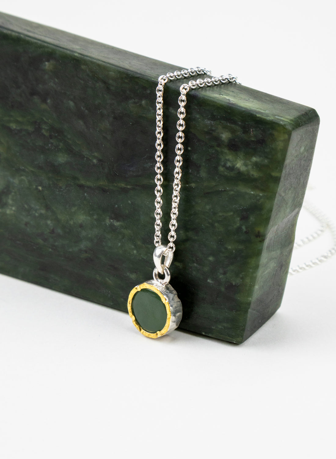 Round Pounamu Pendant