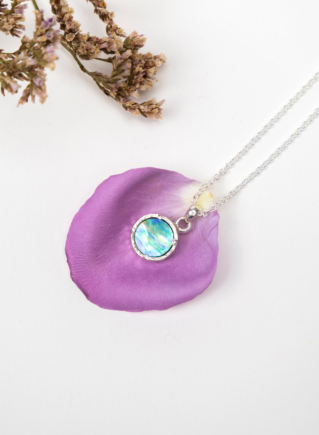 Round Paua Pendant