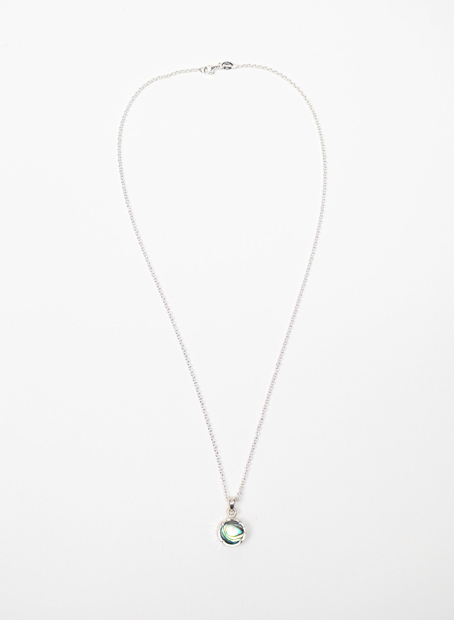 Round Paua Pendant