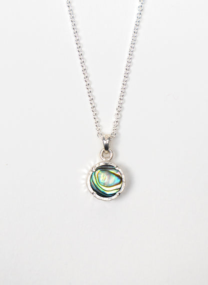 Round Paua Pendant