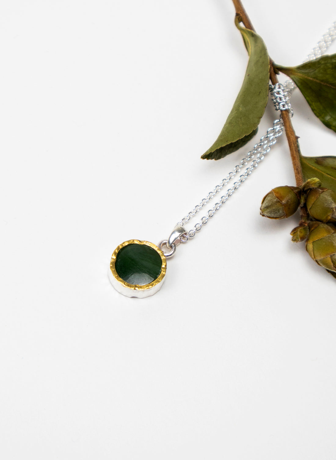 Round Pounamu Pendant