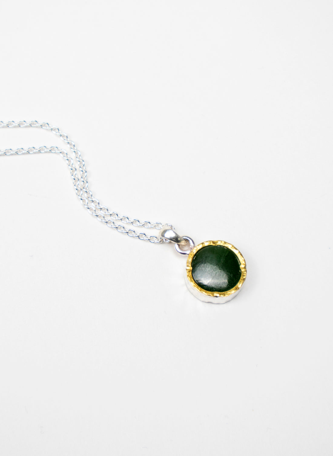 Round Pounamu Pendant