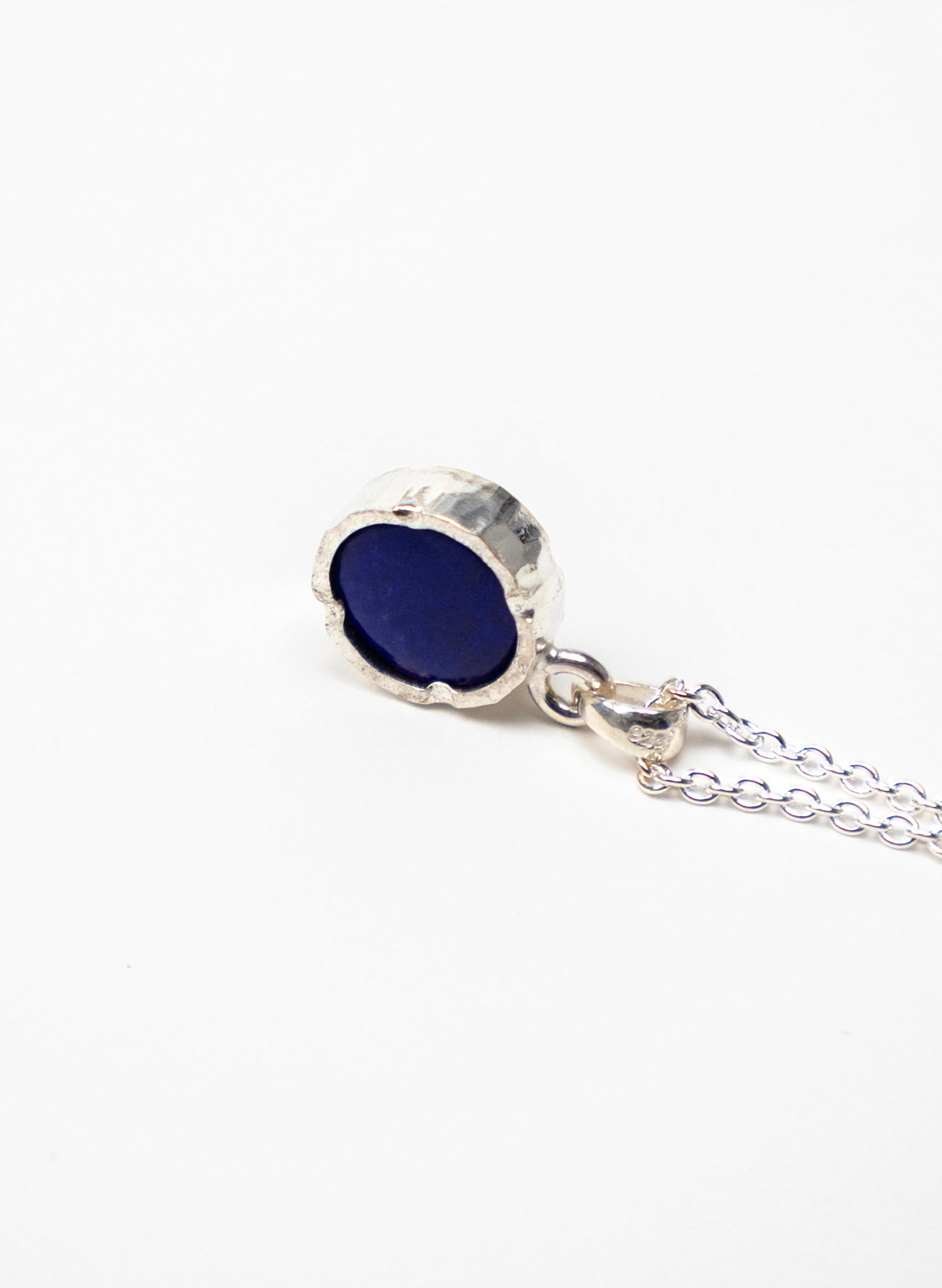 Round Lapis Pendant