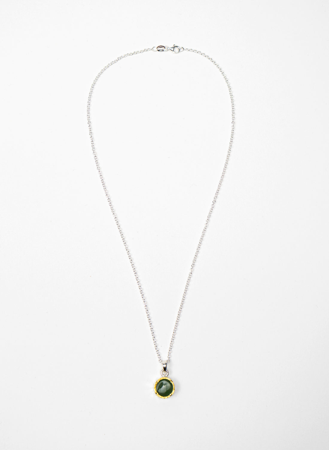 Round Pounamu Pendant