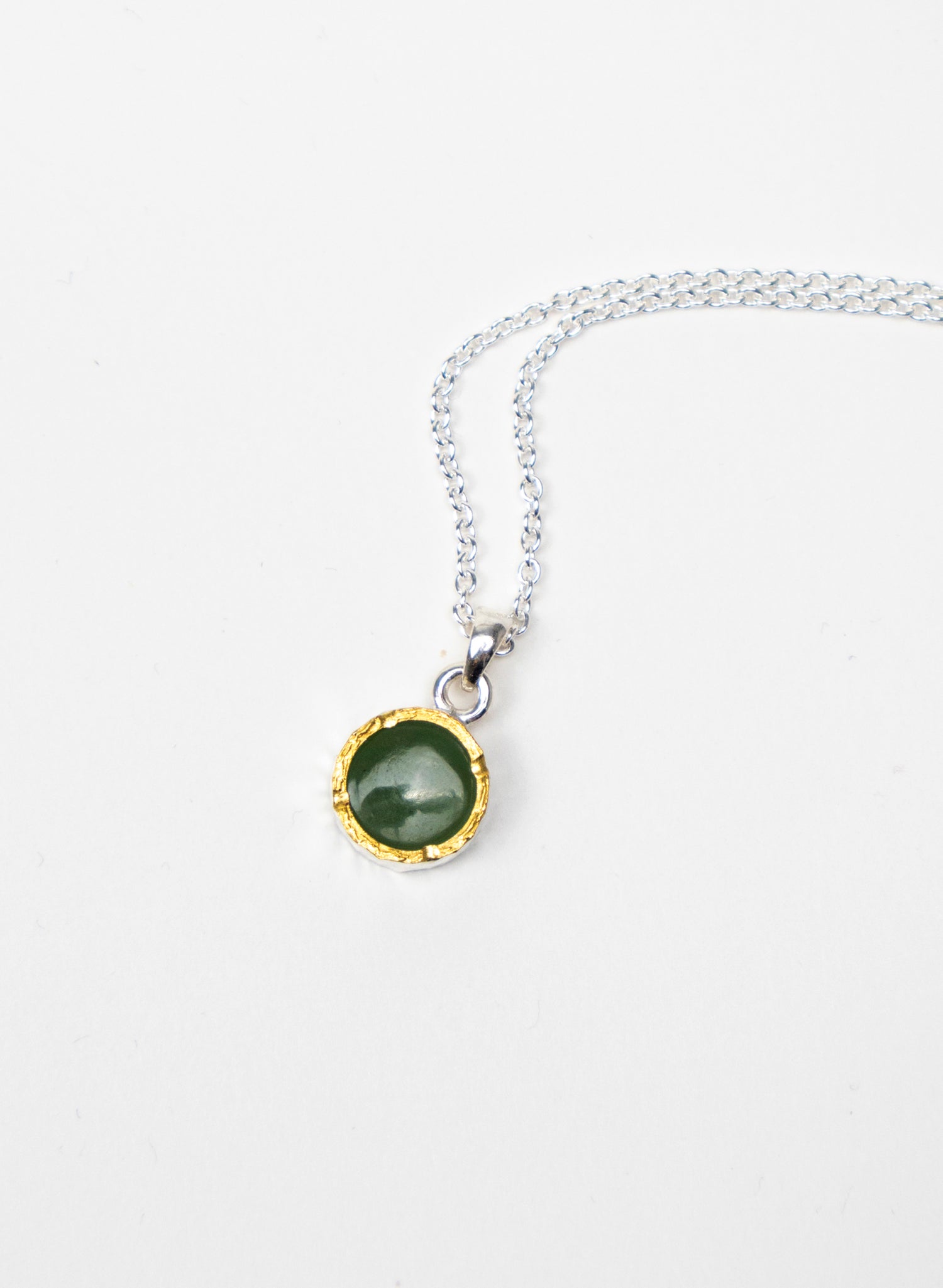 Round Pounamu Pendant
