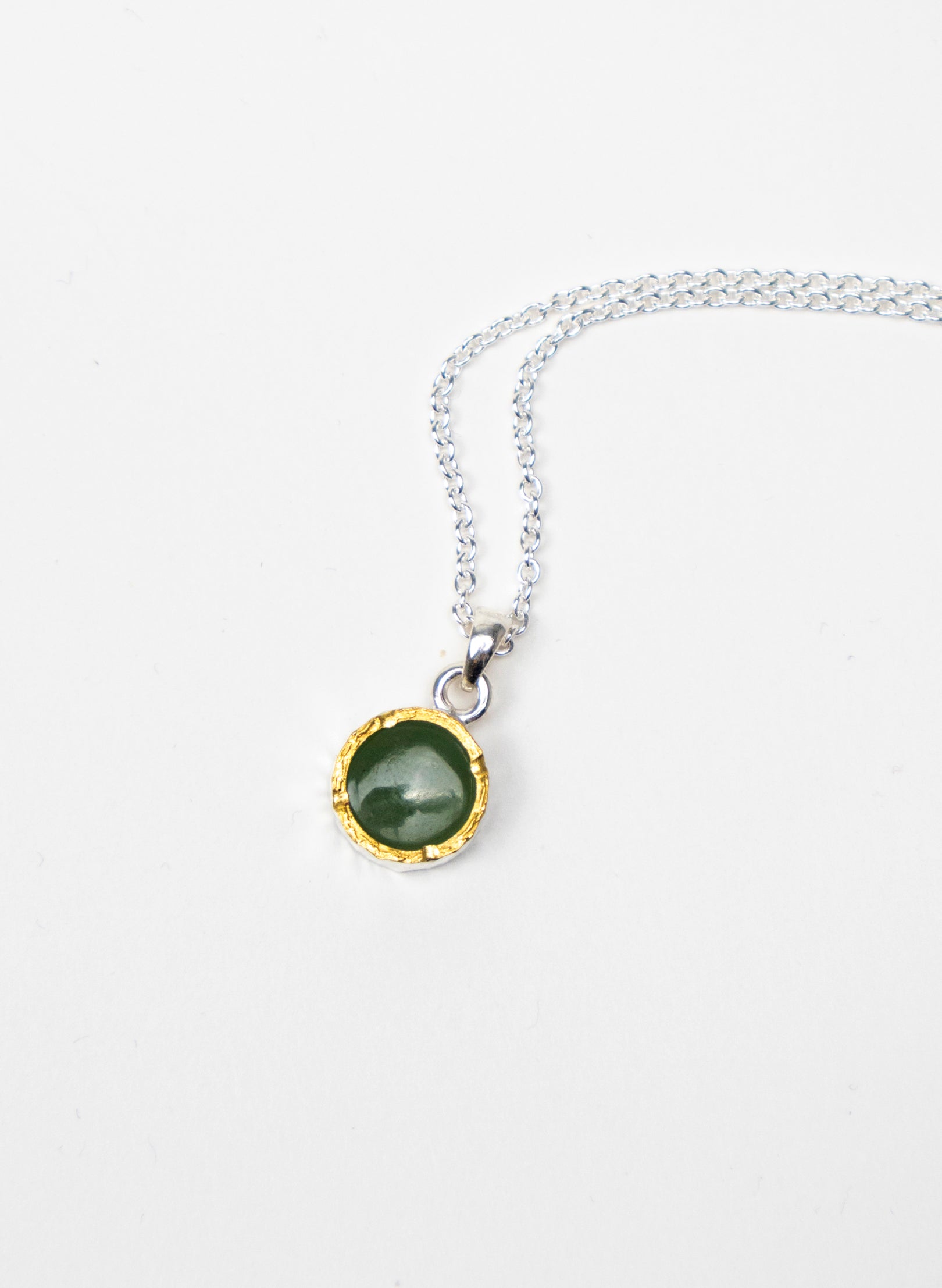 Round Pounamu Pendant