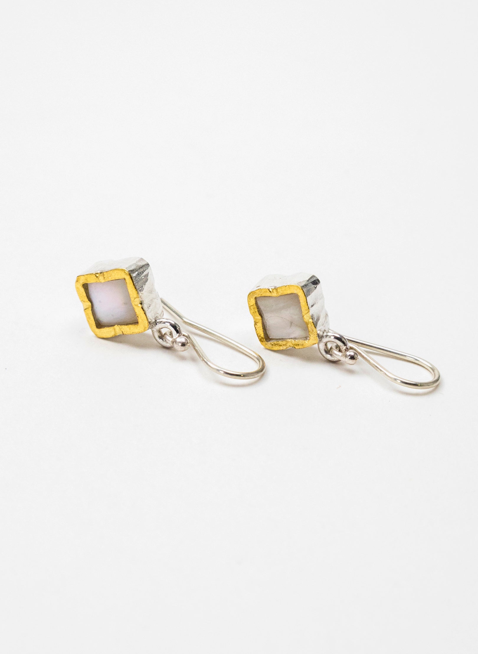 Square Mother of Pearl Earrings