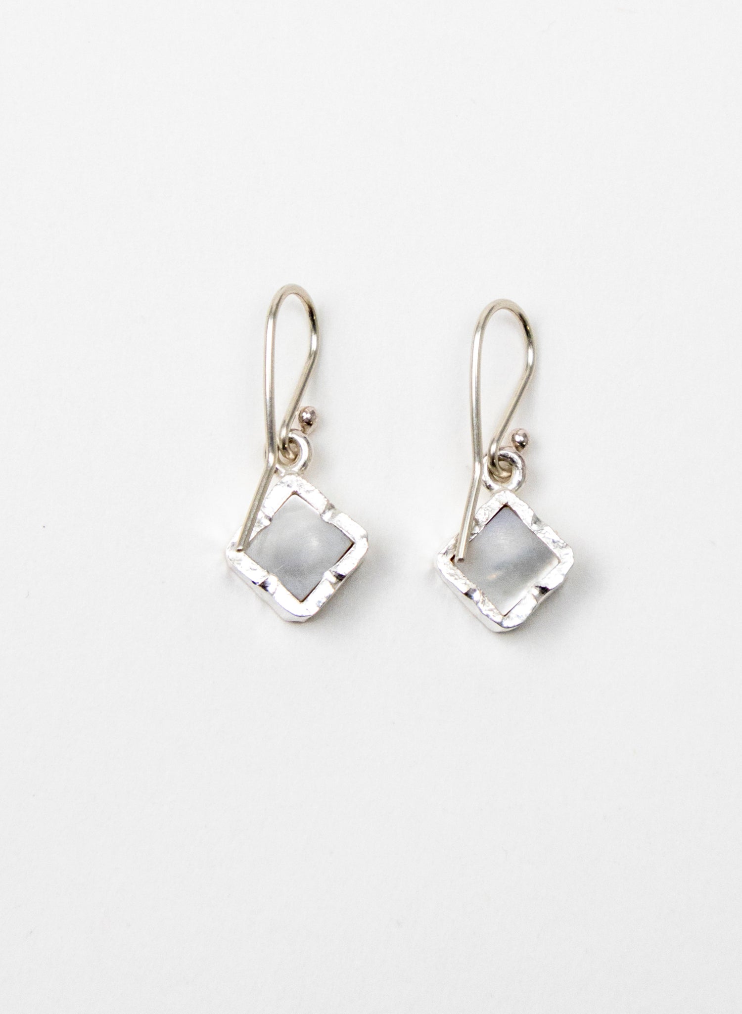 Square Mother of Pearl Earrings