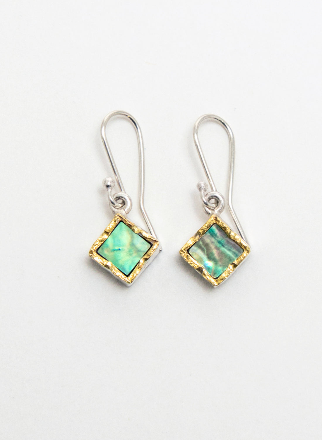 Square Paua Earrings