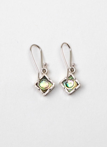 Square Paua Earrings