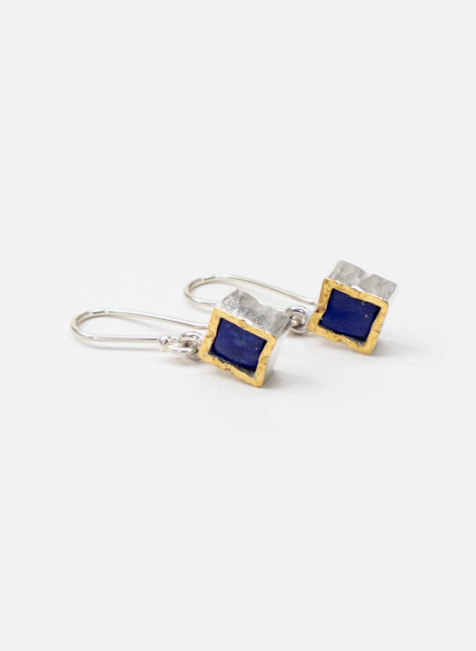 Square Lapis Earring