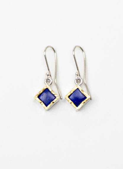 Square Lapis Earring