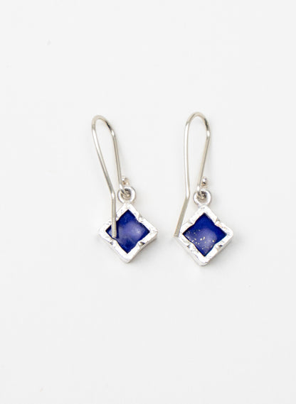 Square Lapis Earring