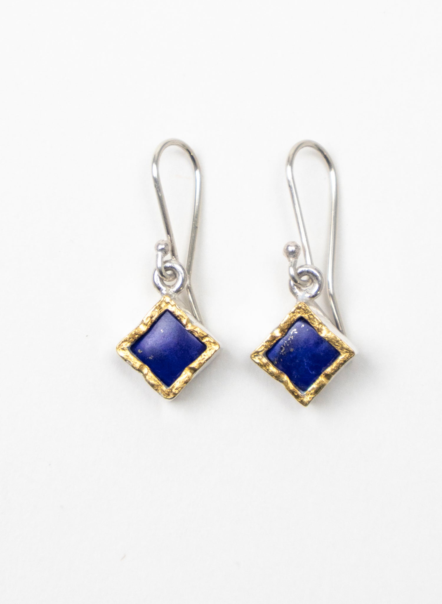 Square Lapis Earring