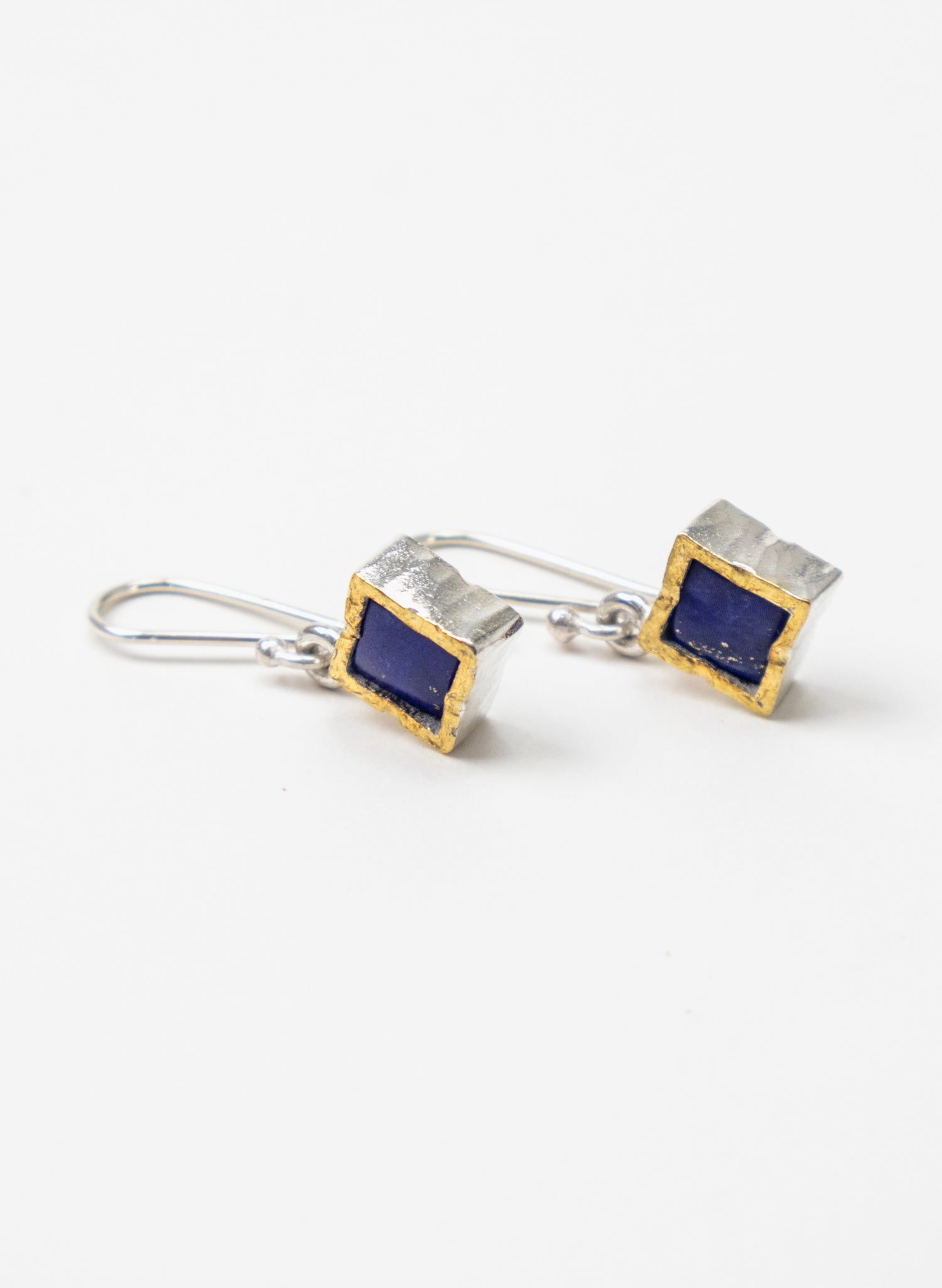 Square Lapis Earring