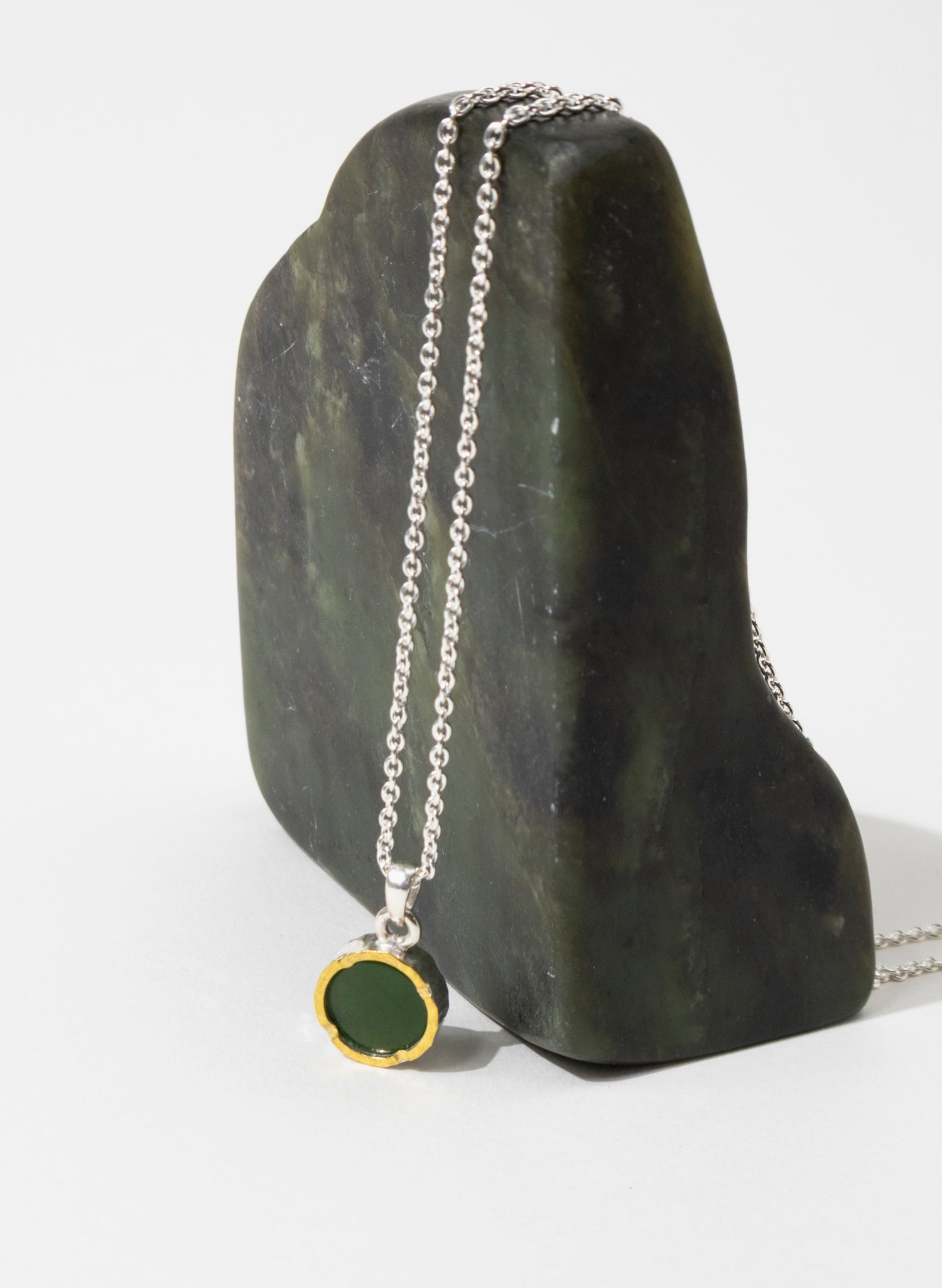 Round Pounamu Pendant