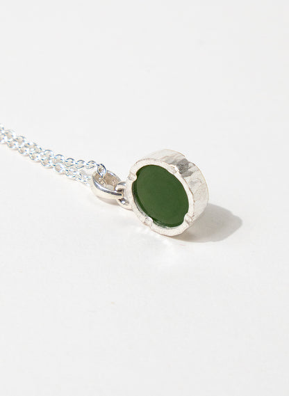 Round Pounamu Pendant