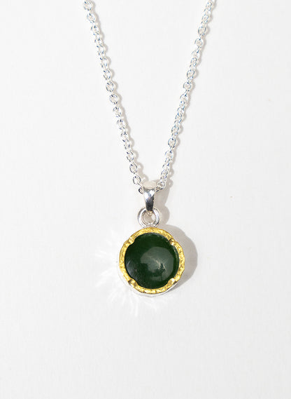 Round Pounamu Pendant