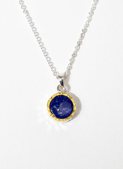 Round Lapis Pendant