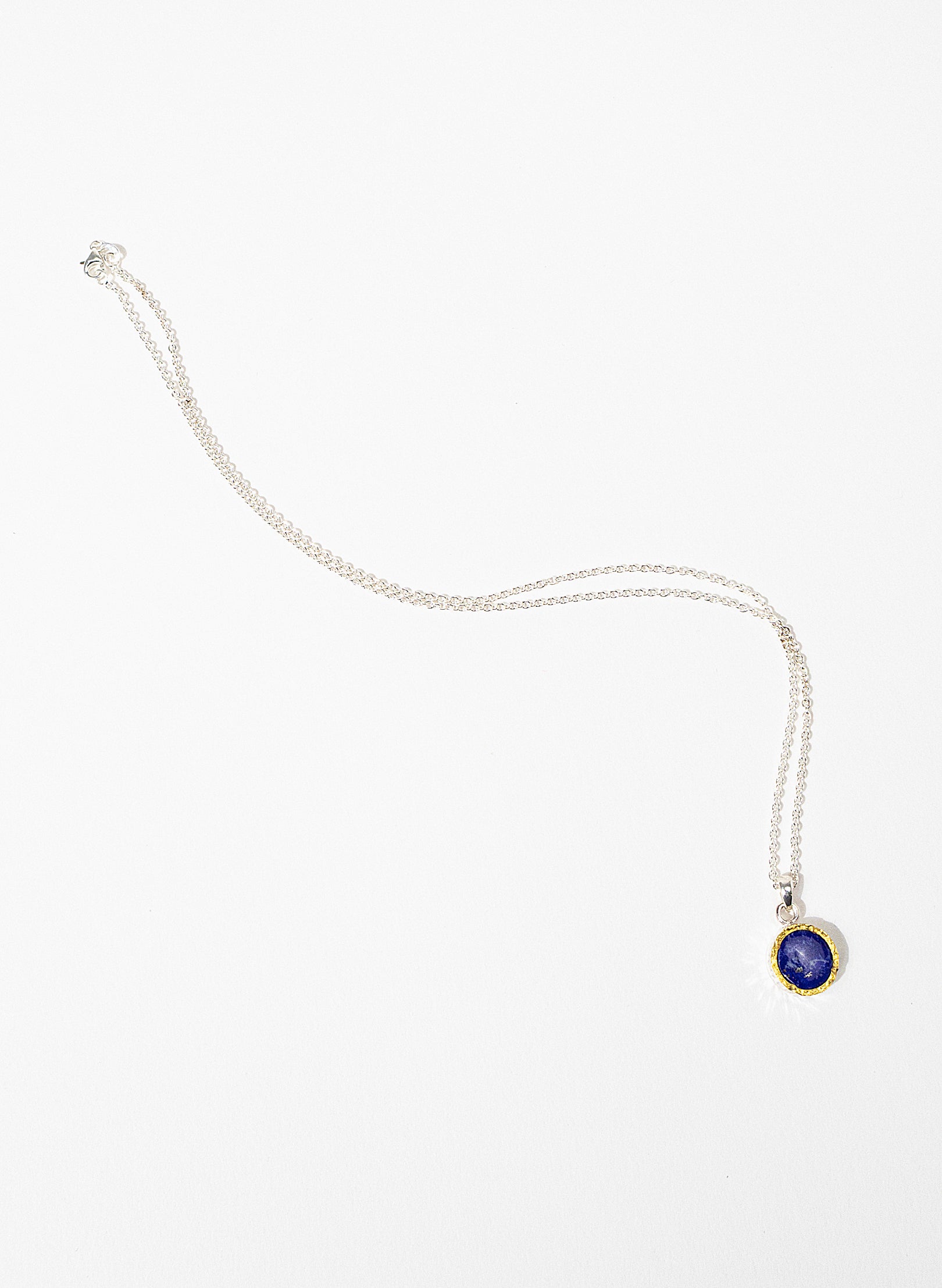Round Lapis Pendant