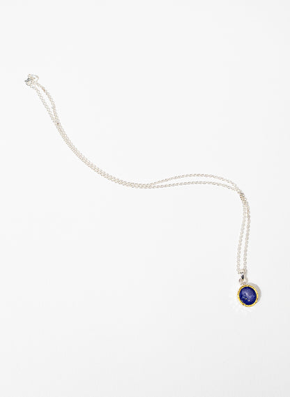 Round Lapis Pendant