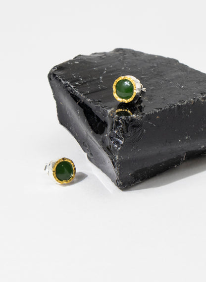 Pounamu Stud Earrings