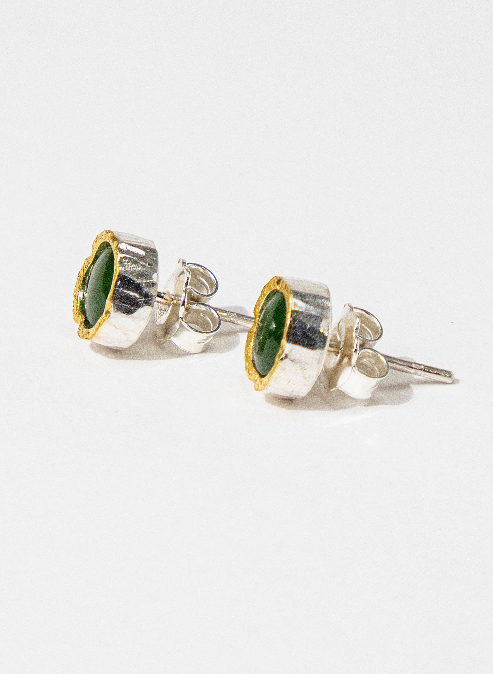 Pounamu Stud Earrings