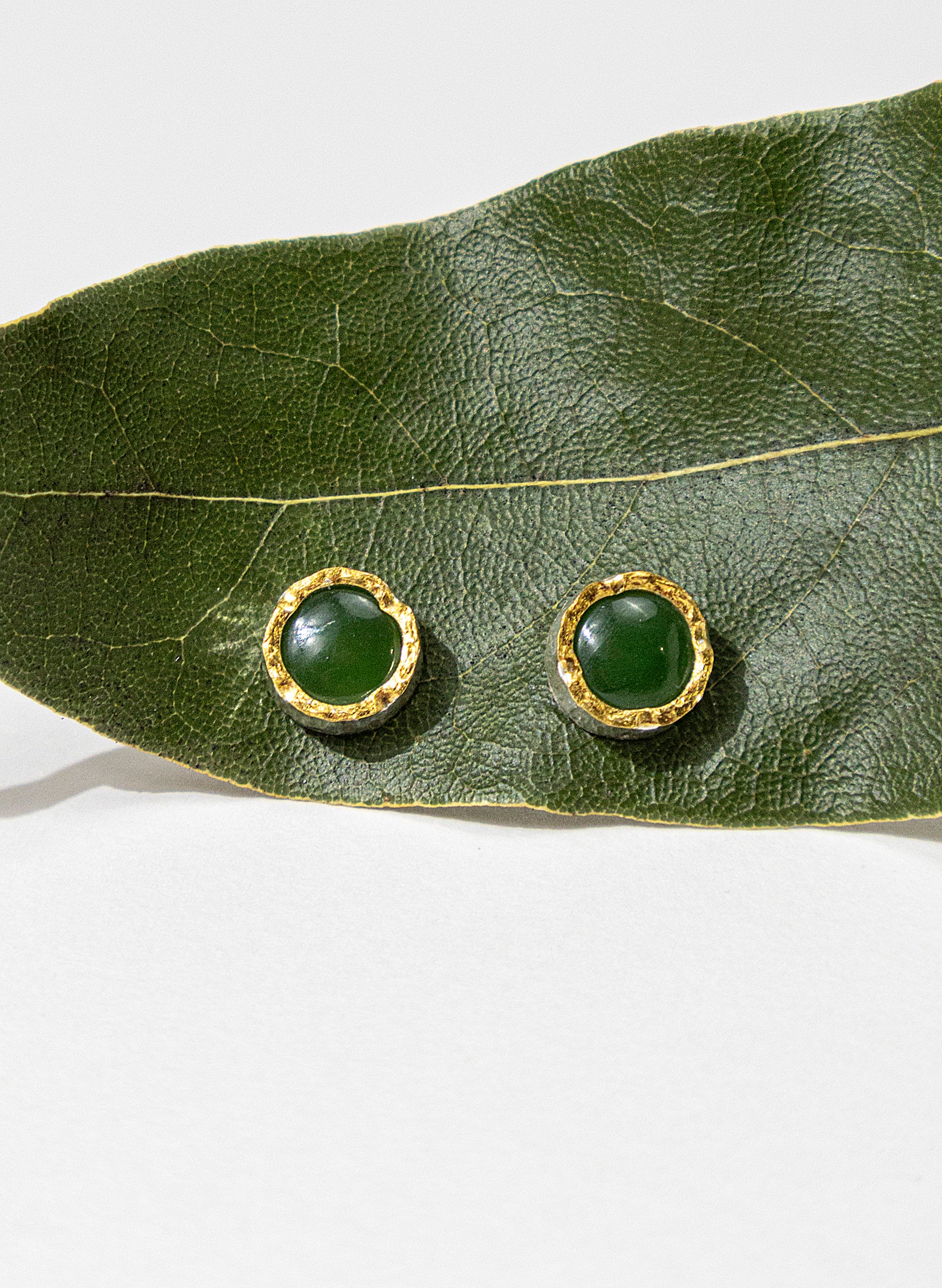 Pounamu Stud Earrings