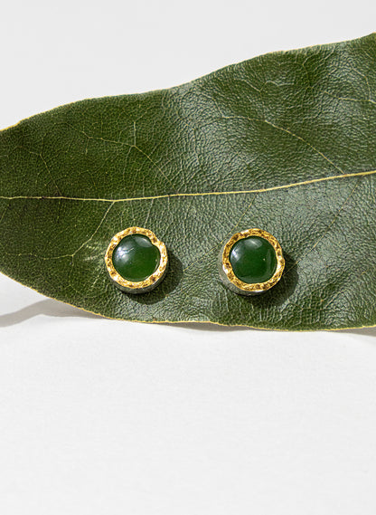 Pounamu Stud Earrings