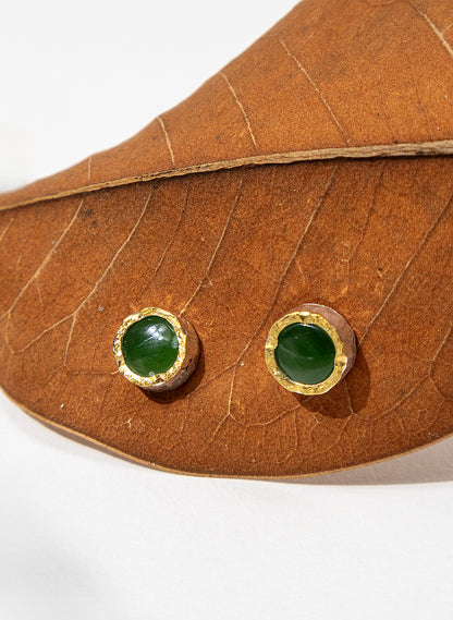 Pounamu Stud Earrings