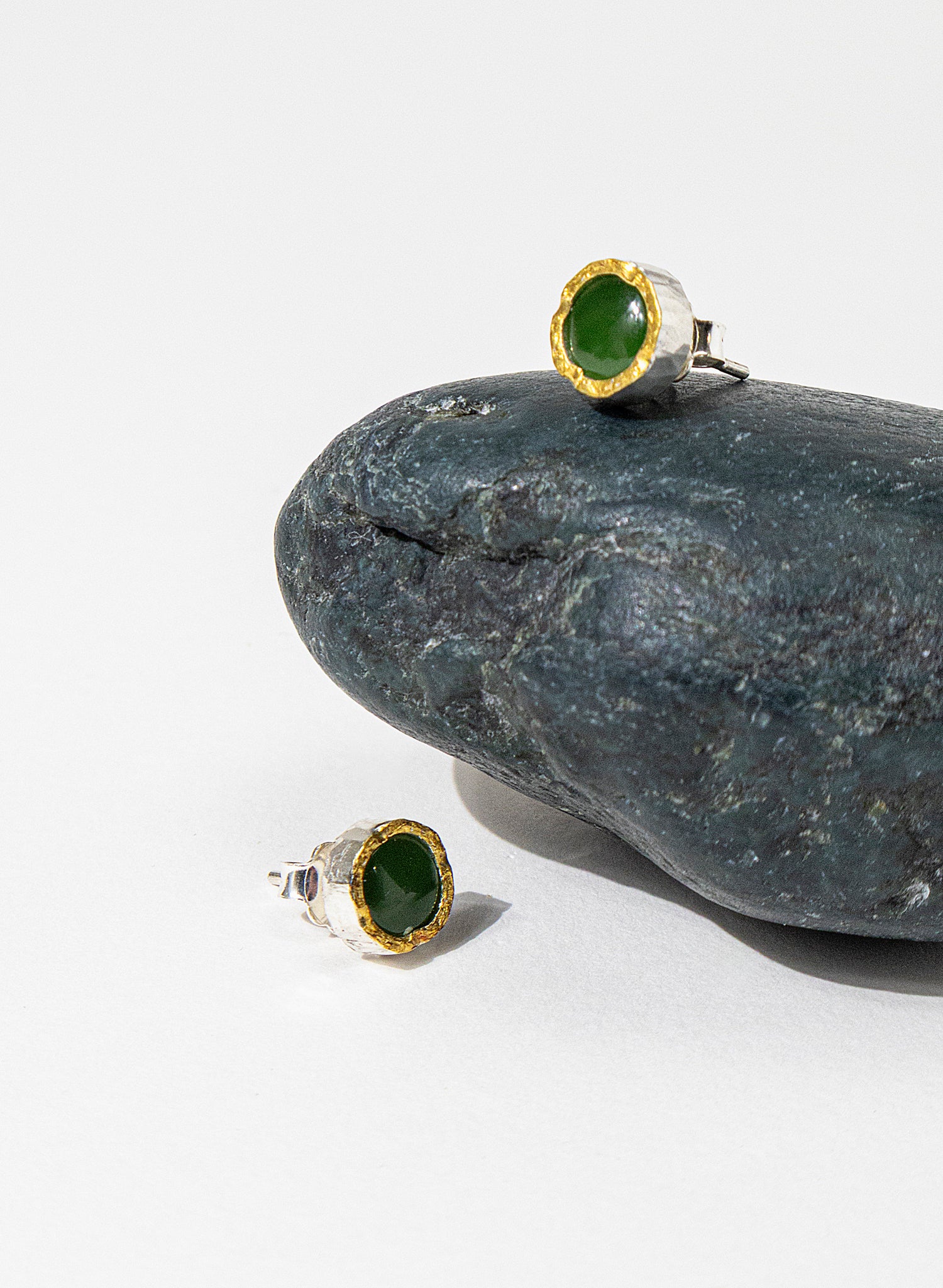 Pounamu Stud Earrings