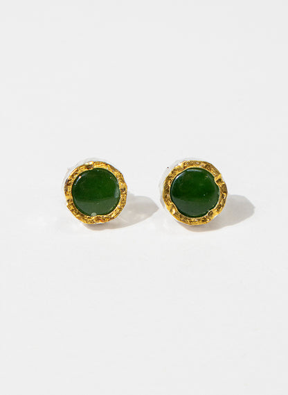 Pounamu Stud Earrings