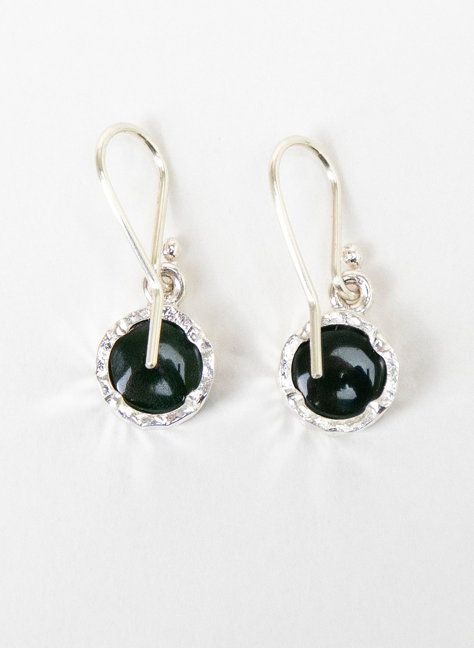 Round Pounamu Earrings