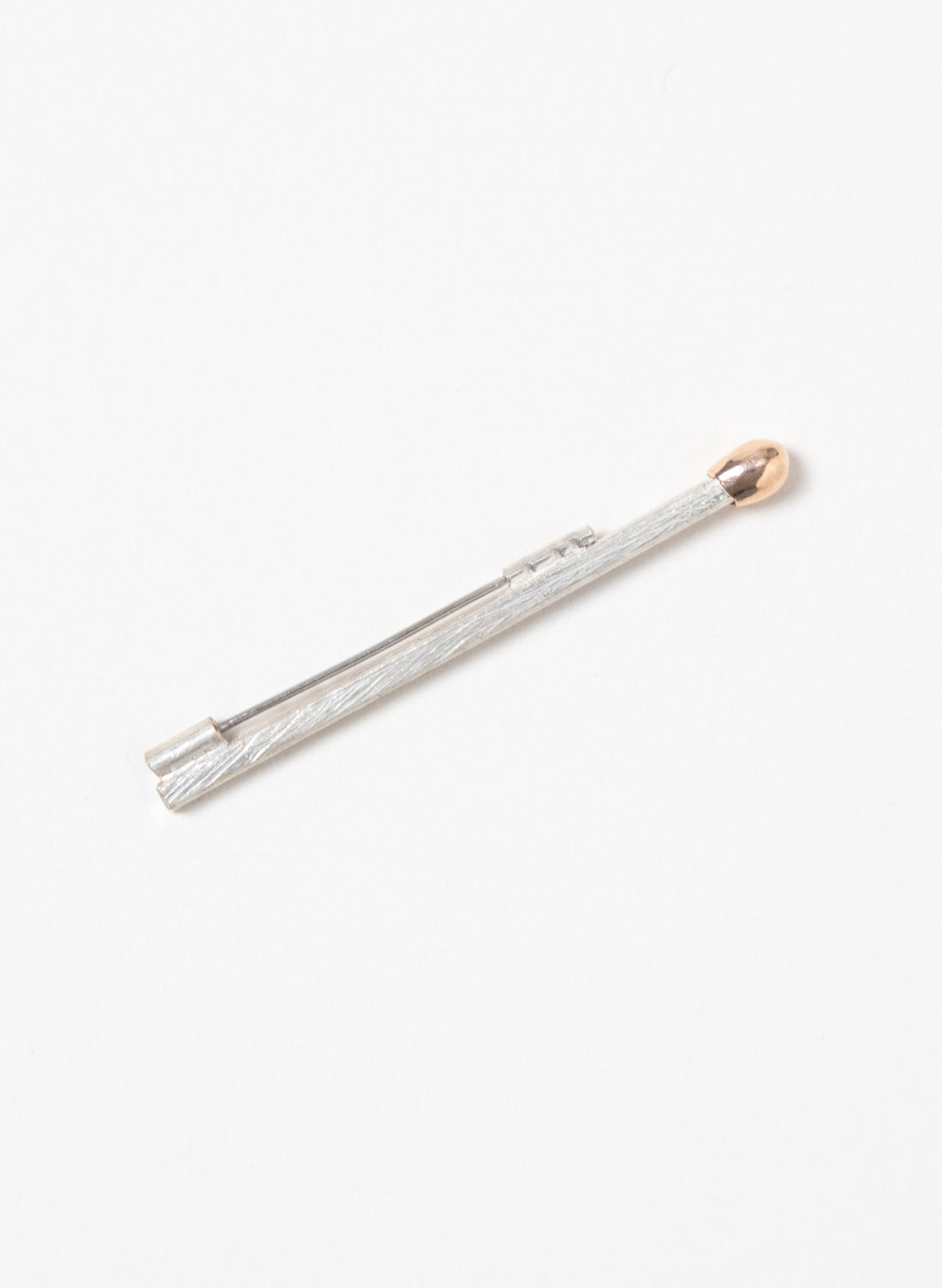 Live Match Brooch | Sterling Silver &amp; 9ct Rose Gold