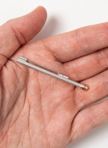 Live Match Brooch | Sterling Silver &amp; 9ct Rose Gold