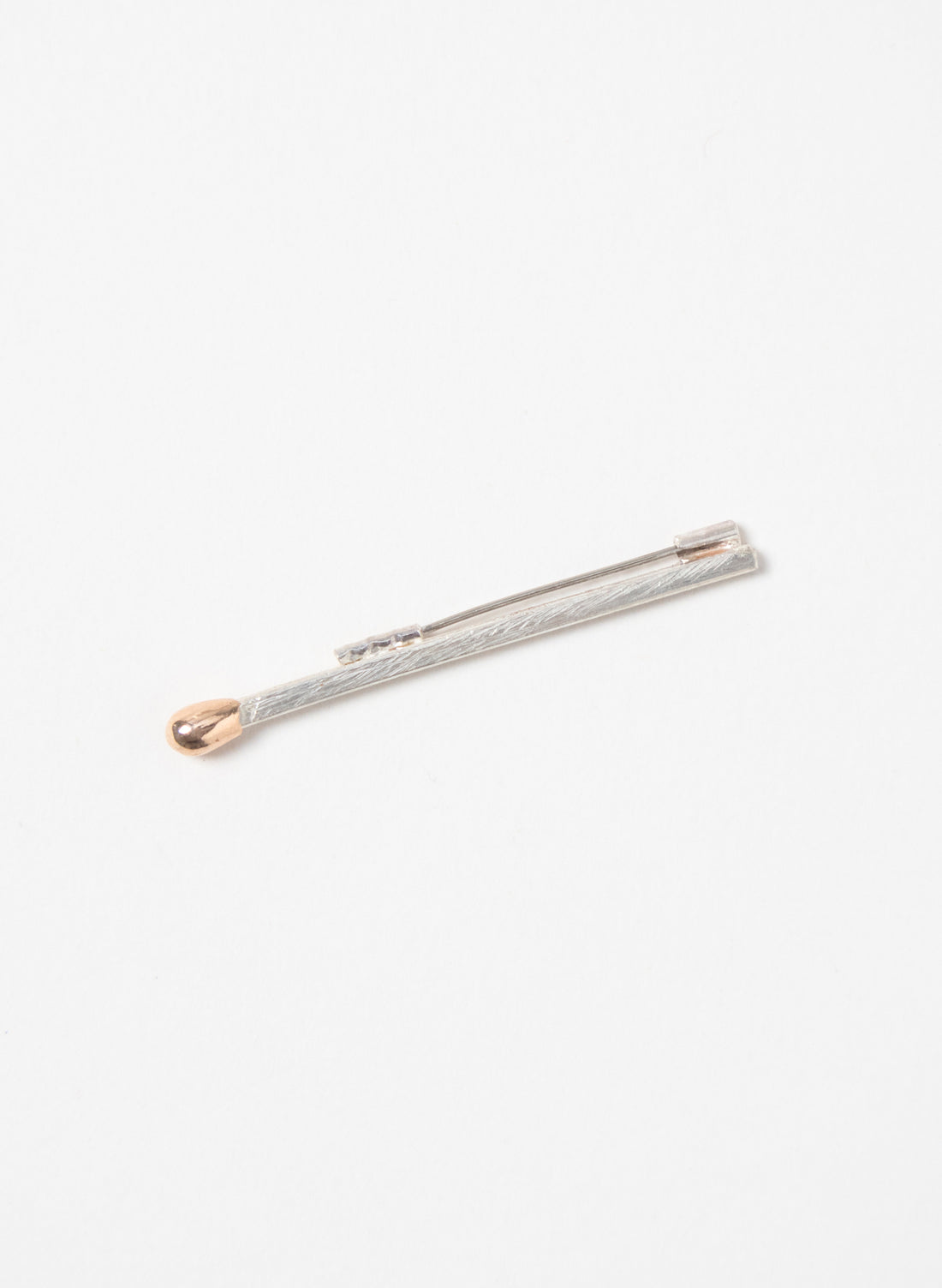 Live Match Brooch | Sterling Silver &amp; 9ct Rose Gold