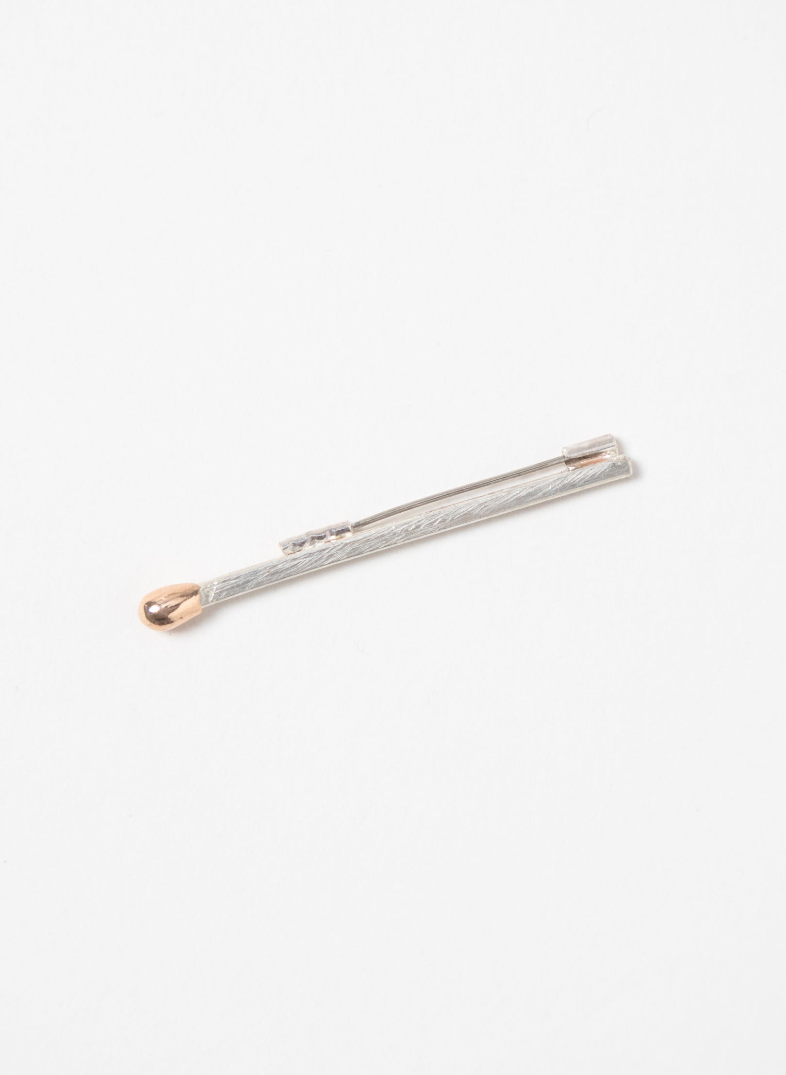 Live Match Brooch | Sterling Silver &amp; 9ct Rose Gold