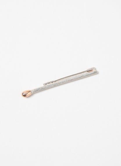 Live Match Brooch | Sterling Silver &amp; 9ct Rose Gold