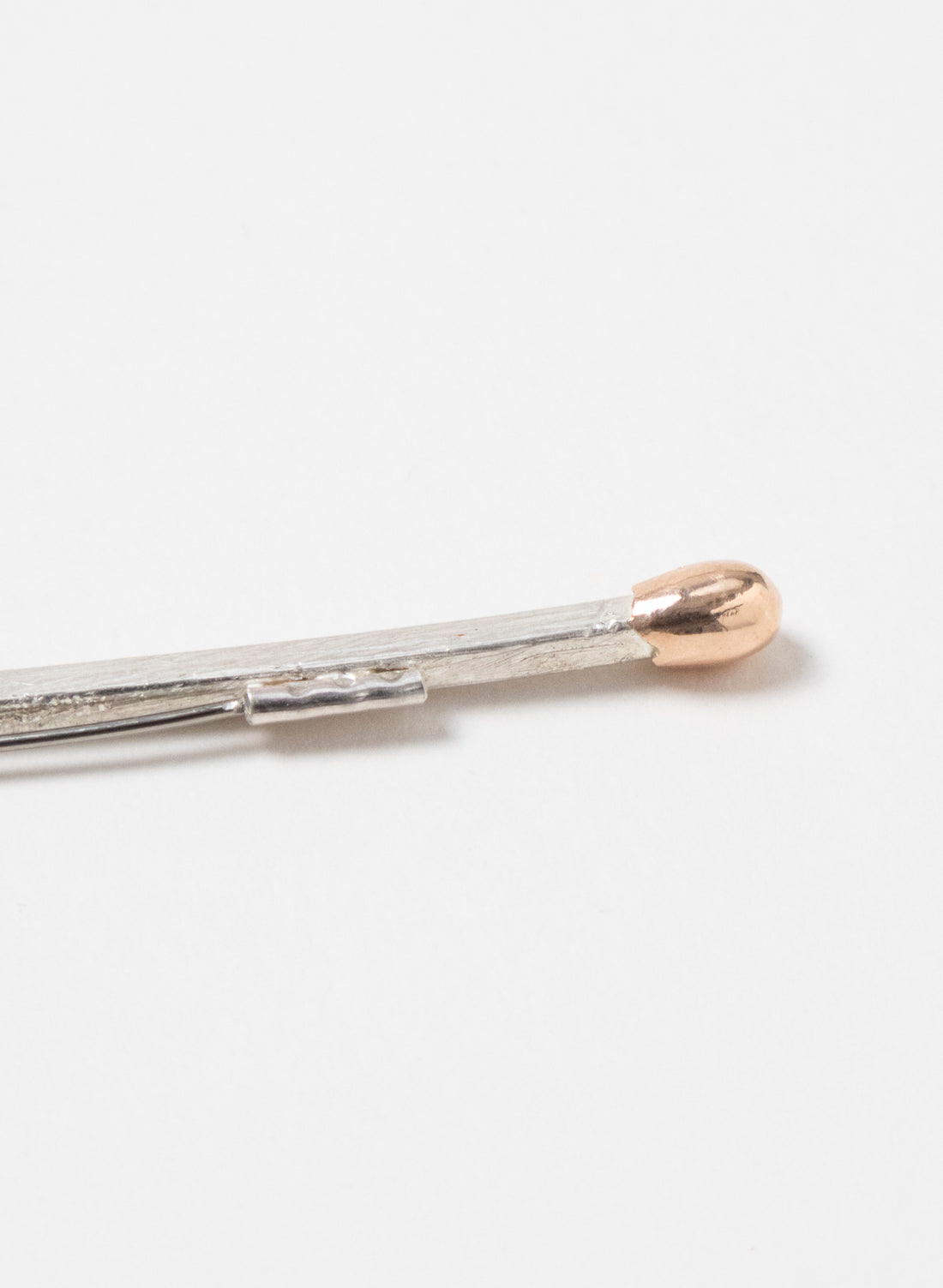 Live Match Brooch | Sterling Silver &amp; 9ct Rose Gold