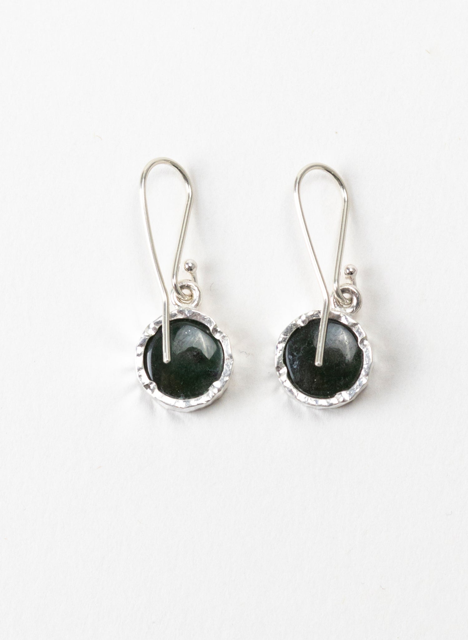 Round Pounamu Earrings