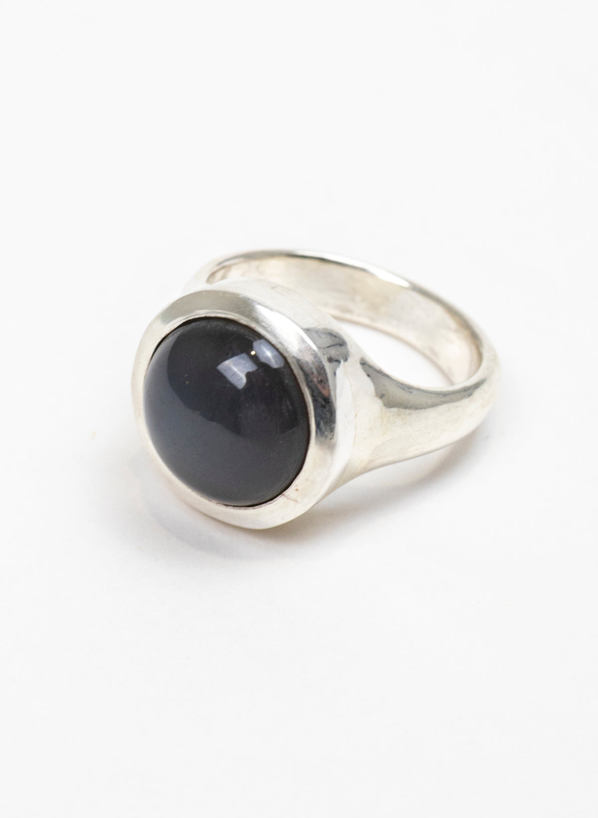 Silver Grey Moonstone Ring