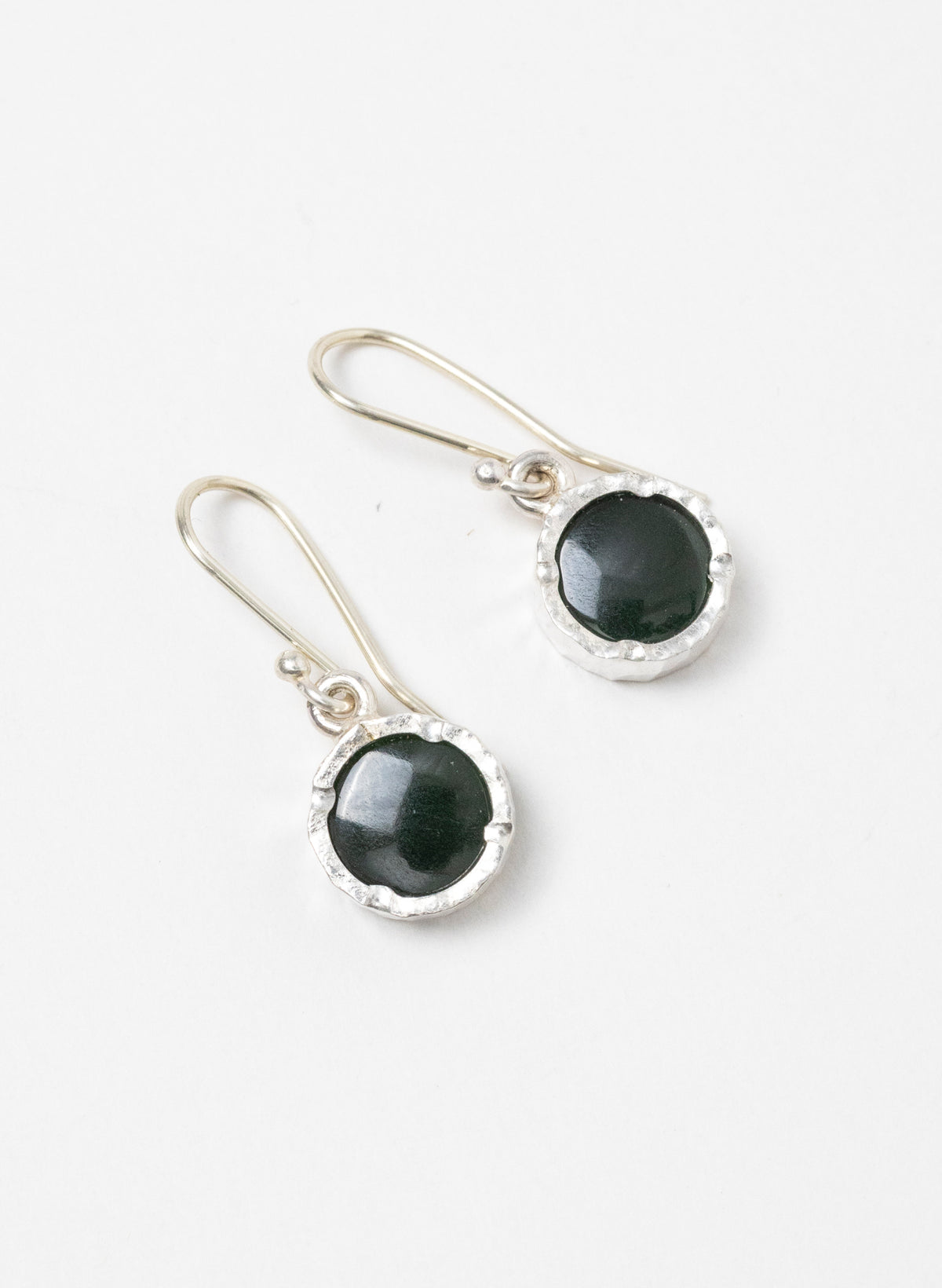 Round Pounamu Earrings