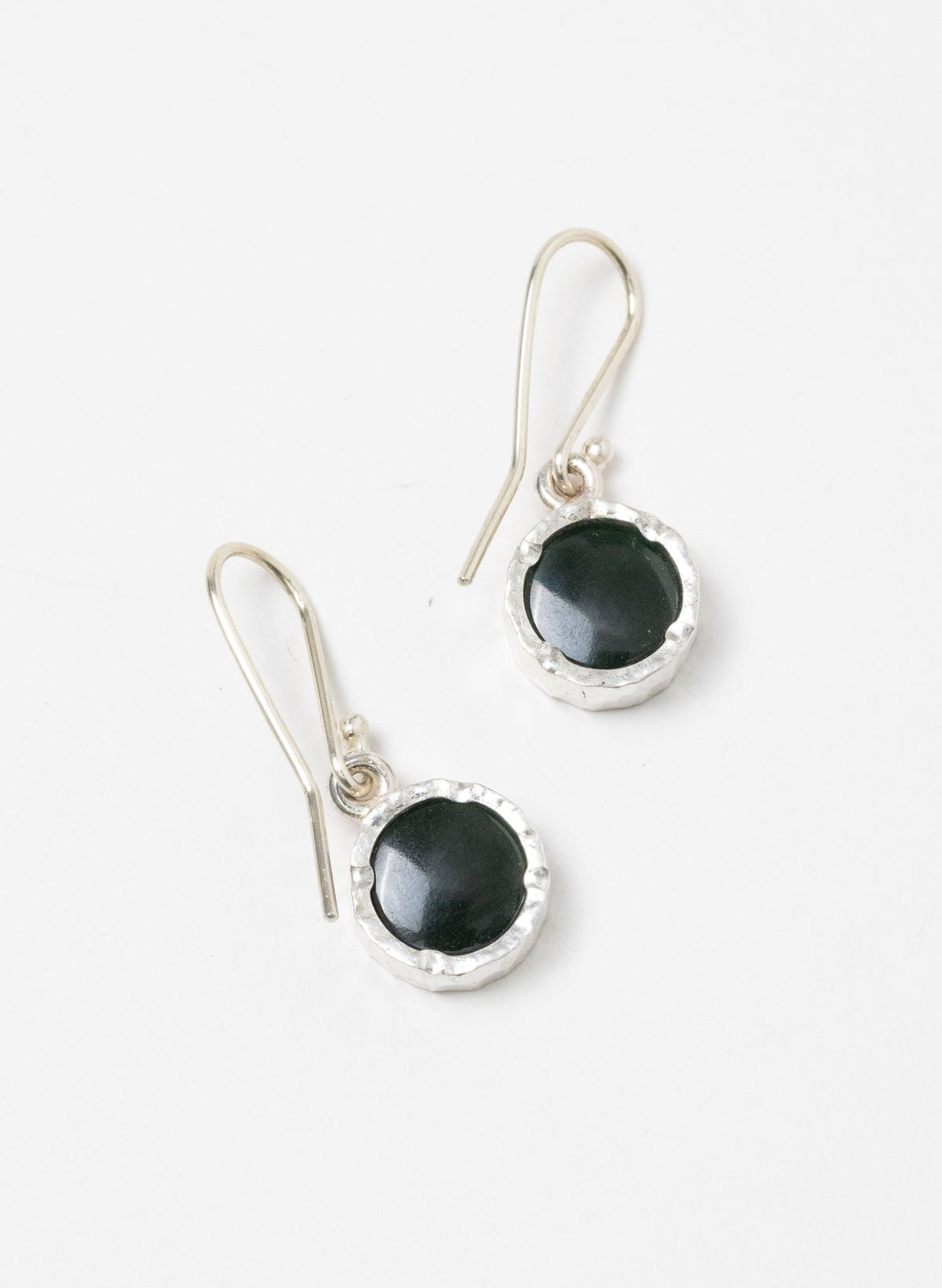Round Pounamu Earrings