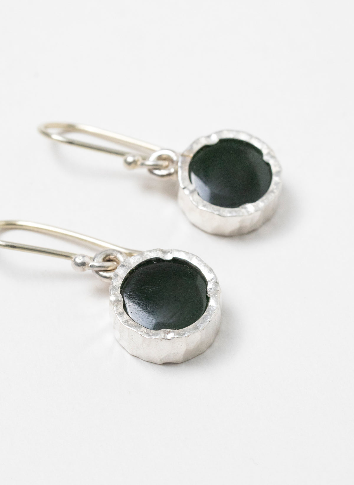 Round Pounamu Earrings