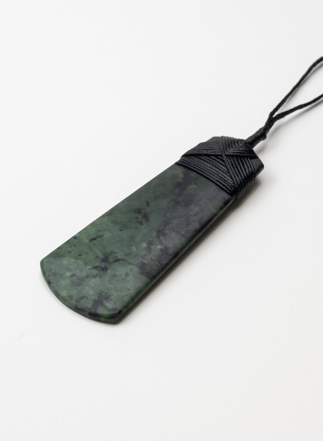 Tangiwai Pounamu Cross Bound Toki Pendant