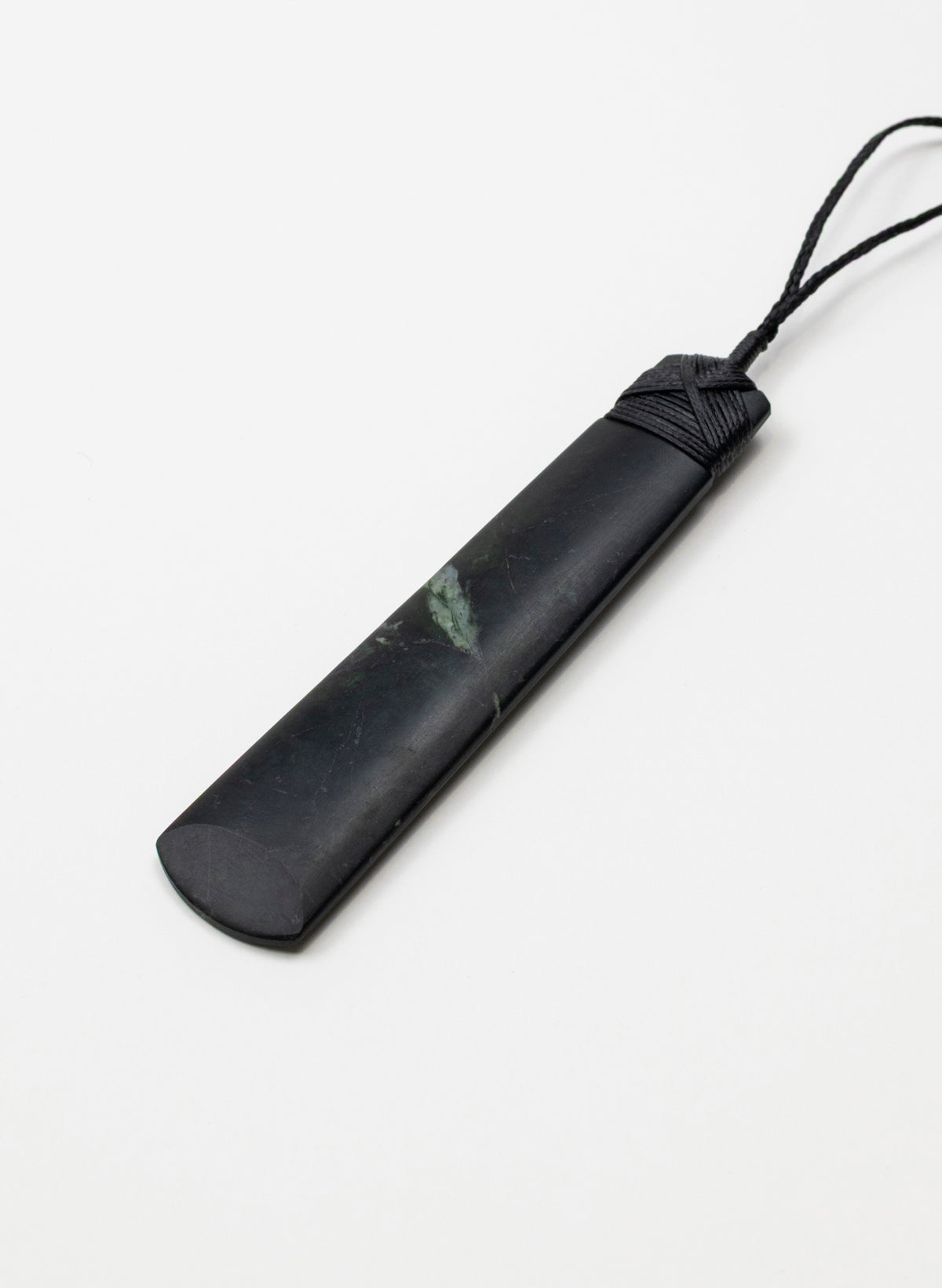Tangiwai Pounamu Cross Bound Toki Pendant