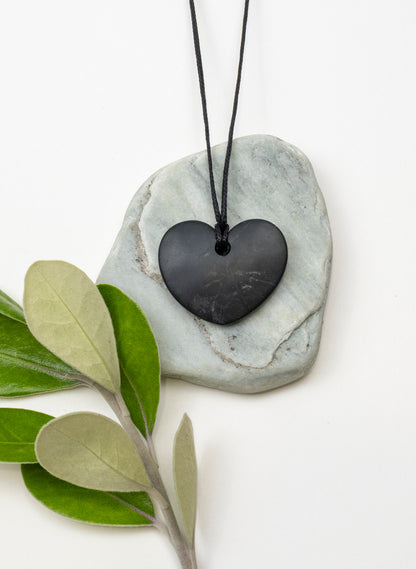 Tangiwai Pounamu Heart Pendant