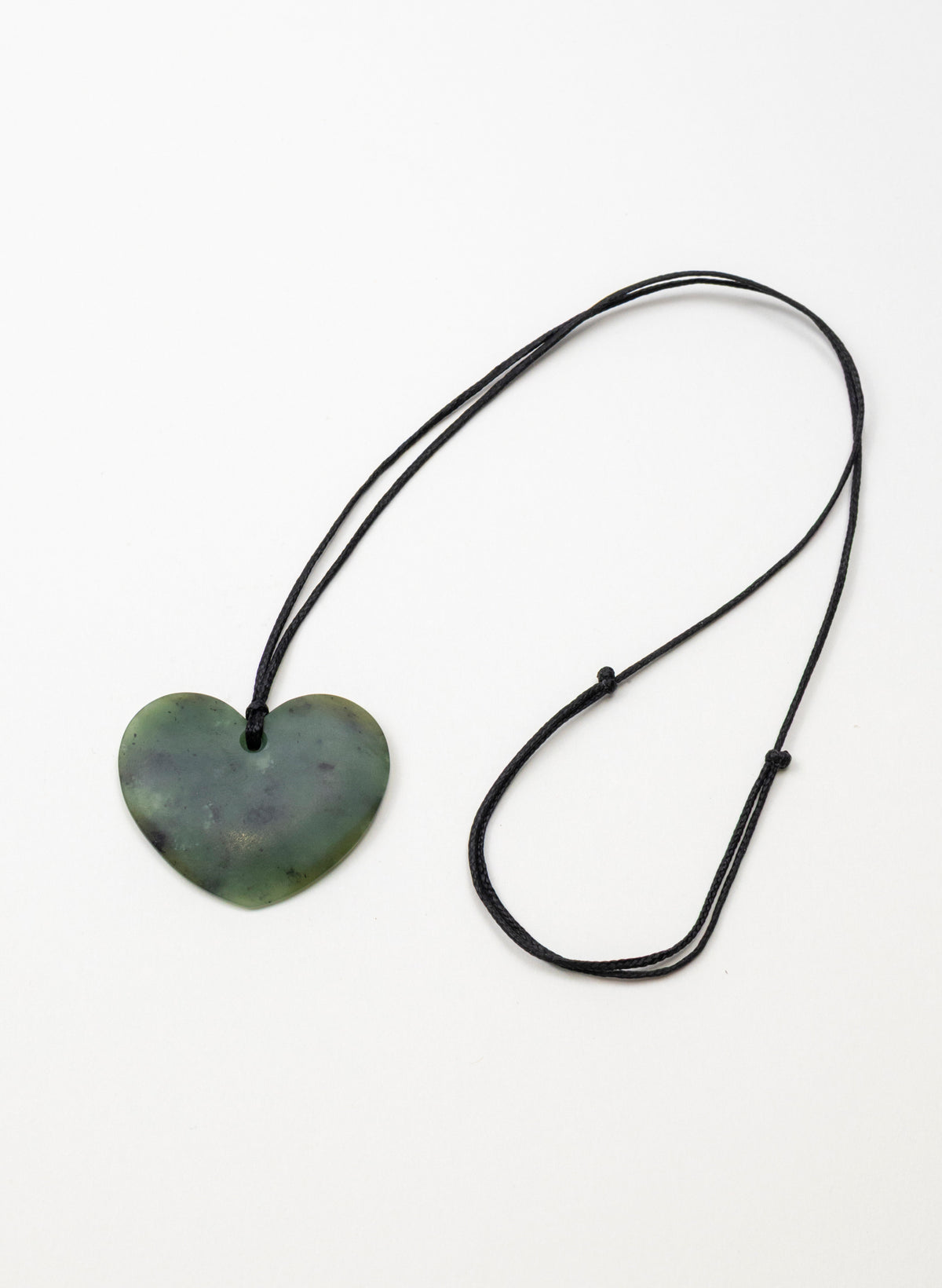 Kawakawa Pounamu Heart Pendant