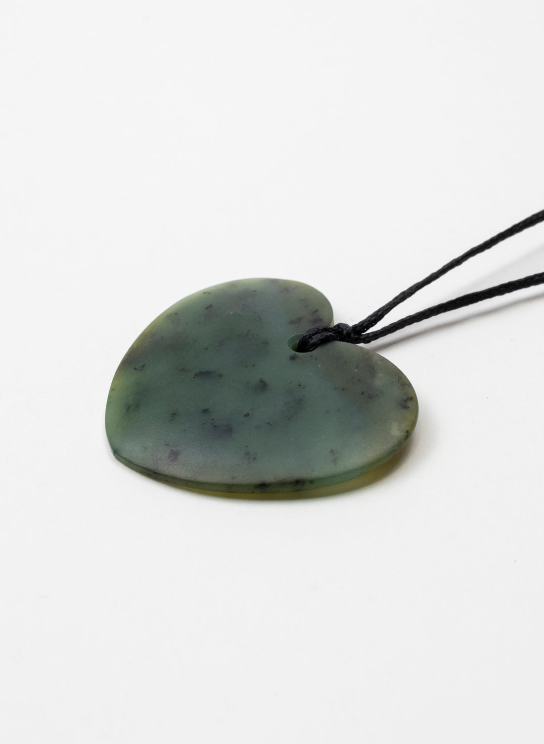Kawakawa Pounamu Heart Pendant