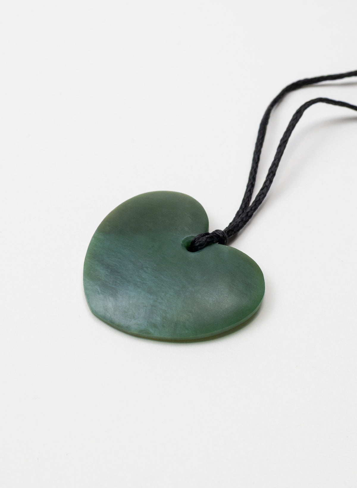 Inanga / Kahurangi Pounamu Heart Pendant